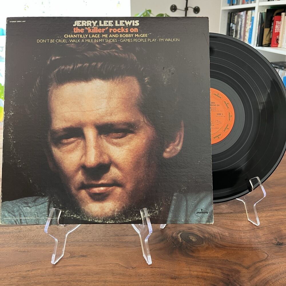 Jerry Lee Lewis The "Killer" Rocks On Vinyl LP 1972 Mercury SRM 1-637